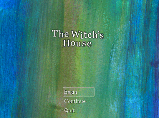Witch's House Game Title Screen